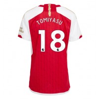 Arsenal Takehiro Tomiyasu #18 Replika Hemmatröja Dam 2023-24 Kortärmad